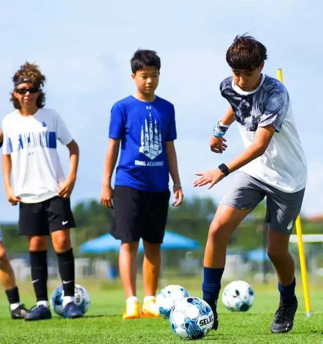 サッカーのトレーニング