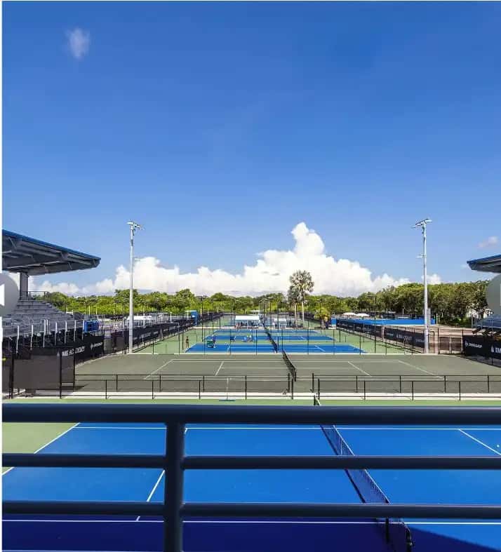 IMG Academyのテニスコート
